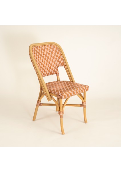 Java Rattan - Synthetıc Sandalye 58X48X90 cm Turuncu
