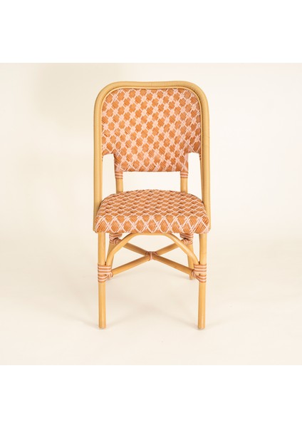 Java Rattan - Synthetıc Sandalye 58X48X90 cm Turuncu