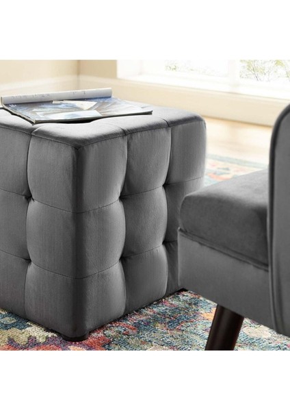 Kiremit Kare Puf Dikişli En*boy 42*42 cm modelleri