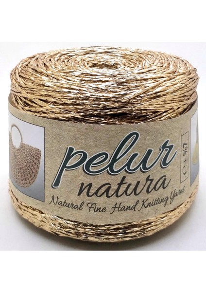 Pelur Metalik Kağıt Çanta Şapka ve Aksesuar Ipliği 02 ( +- 250 gr )