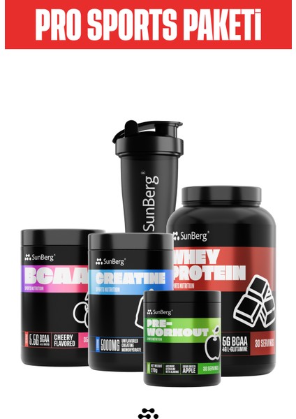 Pro Sports Paketi I Çikolata & Yeşil Elma & Vişne