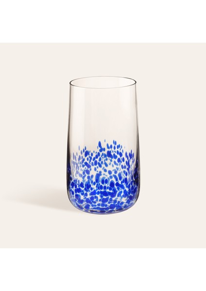 Henan Cam Meşrubat Bardağı 500 ml Mavi