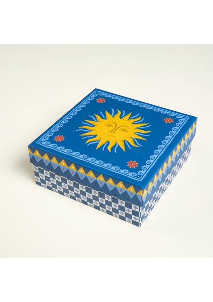 Shekou Porselen Dekoratif Obje 12 x 12 x 4 cm Renkli fırsatları