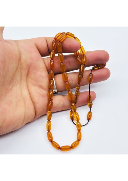 İnce Kapsül Kesim Sıkma Ateş Kehribar Tesbih fiyatları