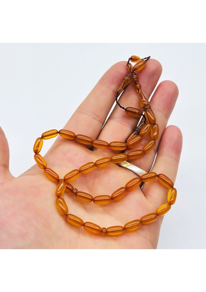 İnce Kapsül Kesim Sıkma Ateş Kehribar Tesbih modelleri