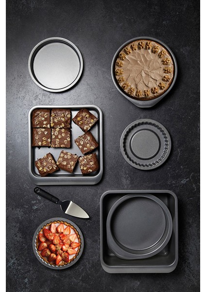 Masterclass Paslanmaz Çelik 7li Kek Pişirme Seti