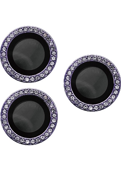 iPhone Uyumlu 14 Pro Max Zore Cl-06 Kamera Lens Koruyucu-Derin Mor