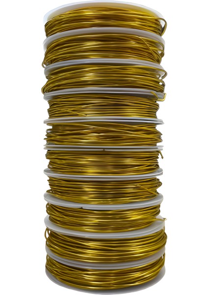Çiçek Teli Altın 10'lu Set 1.0 mm