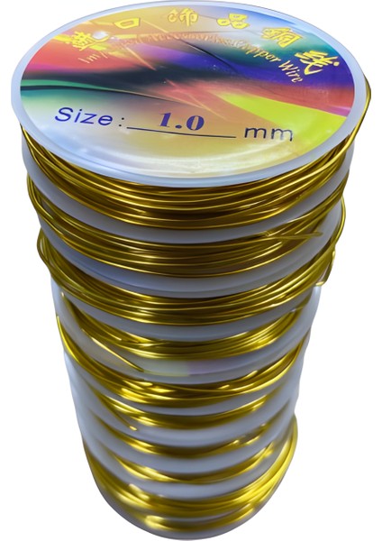 Çiçek Teli Altın 10'lu Set 1.0 mm modelleri