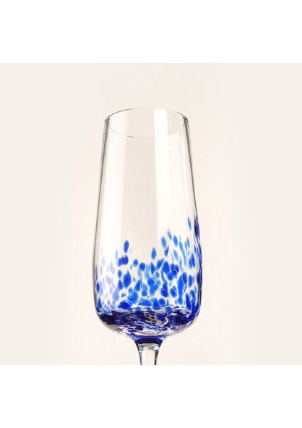 Henan Cam Kadeh 270 ml Mavi