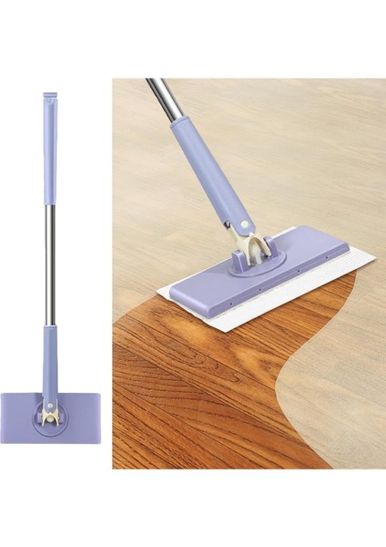 Elite Sihirli Kıskaçlı 360° Döner Mop – Islak Mendil & Bezle Uyumlu, Bas-Tak Temizlik Mopu 1 Adet