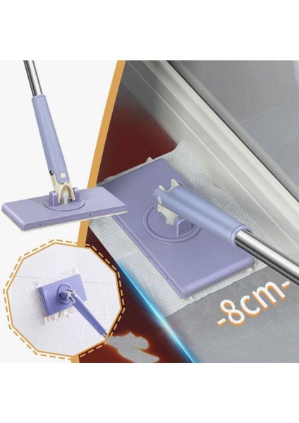 Elite Sihirli Kıskaçlı 360° Döner Mop – Islak Mendil & Bezle Uyumlu, Bas-Tak Temizlik Mopu 1 Adet fırsatları