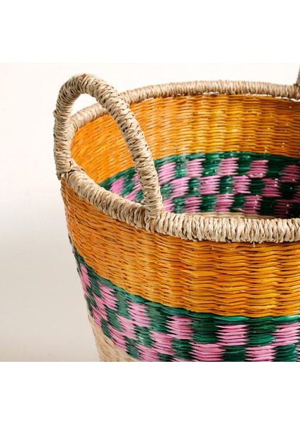Tam Dao Deniz Çayırı Sepet 33 x 35 cm Renkli indirimleri