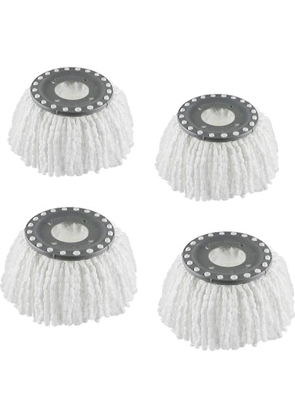 Elite 4 Adet Mop Yedeği Paspas Yedeği Mikrofiber Mop Vilada Ucu 1 Adet
