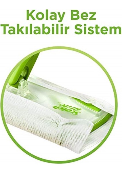 Elite Scotch-Brite Q600 Sil Süpür Paspas Sistemi 1 Adet