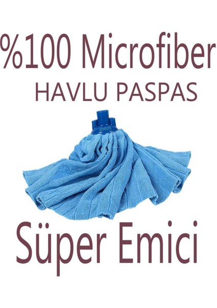 Elite Demonte Metal Sap ve Mikrofiber Havlu Mop Hediye Full Paspas Büyükboy Sıkmalı Kovalı Temizlik Seti 1 Adet