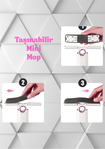 Elite Taşınabilir Mini Mop (Kendinden Sıkmalı) 1 Adet fiyatları