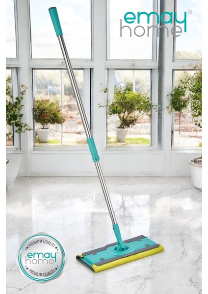 Elite Lavine Yengeç Mop Temizlik Seti Klipsli Mandallı Mop Çift Taraflı Mikrofiber Bez 1 Adet