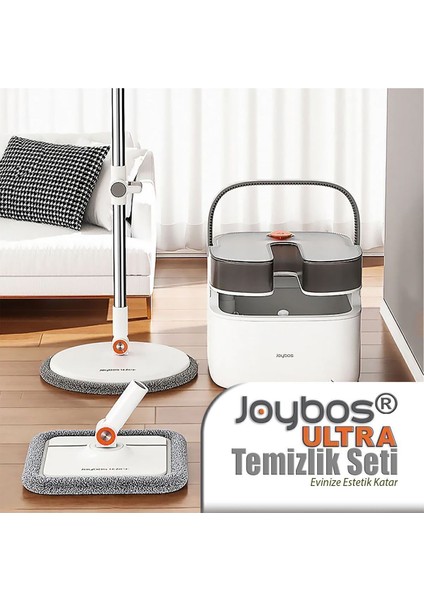 Elite Temiz ve Kirli Suyu Ayıran 2 Başlıklı Temizlik Seti (Yuvarlak Vekare Başlık) 1 Adet