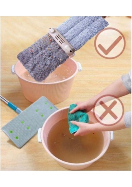 Elite Kendinden Sıkmalı Katlanır Kovalı Mop Paspas Seti Kendini Temizleyen Mikrofiber Yedek Bez Hediyeli 1 Adet fırsatları
