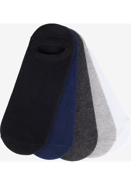 Pamuklu 5'li Paket Esnek Sneaker Çorap