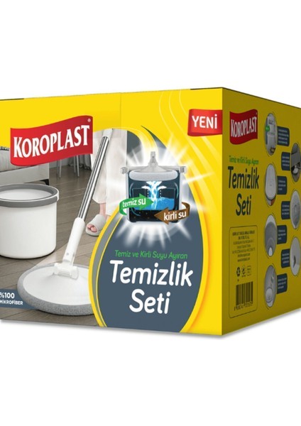 Elite Temizlik Seti Temiz ve Kirli Suyu Ayıran Temizlik Mopu 1 Adet