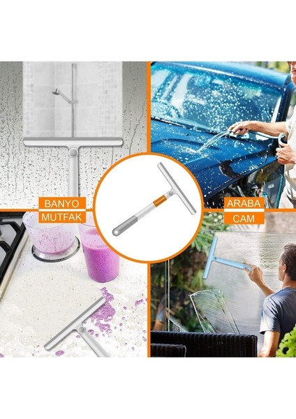 Elite Oynar Başlıklı Camsil / Silecek Çekçek Vip Turbo Temizlik / Banyo Araba Mop Paspas 1 Adet