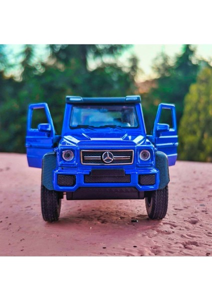 G63 Amg 6x6 Koleksiyon Metal Araba 12CM Lüks Arazi Araba Mavi fırsatları