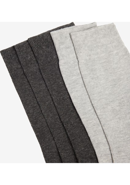 Pamuklu 5'li Paket Soket Çorap modelleri