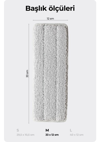 Elite Tablet Mop Yedek Bez Mikrofiber Mop Bezi - Medıum 1 Adet