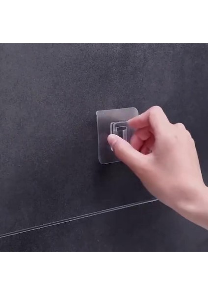 Elite “4’lü Güçlü Yapışkanlı Mob ve Süpürge Askısı | Çok Amaçlı Tutucu Mutfak ve Banyo Için” 1 Adet