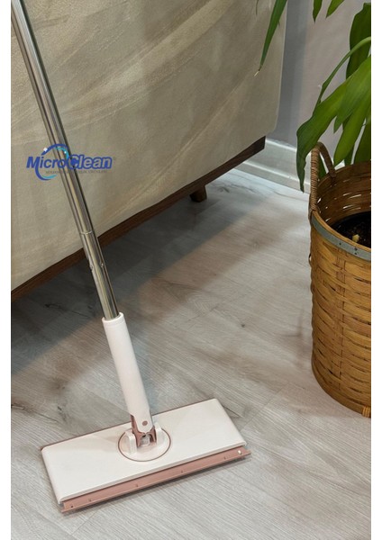 Elite Missclean Tüm Bezlere Uyumlu Click Mop,4xl Islak Mendillere Uyumlu Kendinden Sıkıştırmalı Mop Paspas 1 Adet