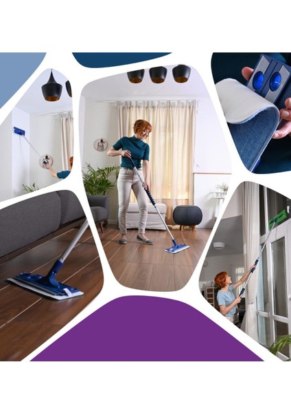 Elite Silva Tekli Mikrofiber Islak Mop - Yüksek Performanslı ve Uzun Ömürlü Temizlik 1 Adet