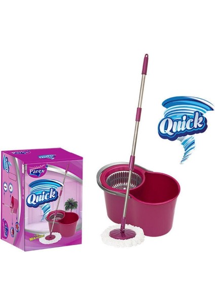 Quick Mikrofiber Temizlik Seti – 360° Döner Başlık, Ergonomik Tasarım ve Yüksek Emicilik, Ev-Ofis Kullanımı fırsatları