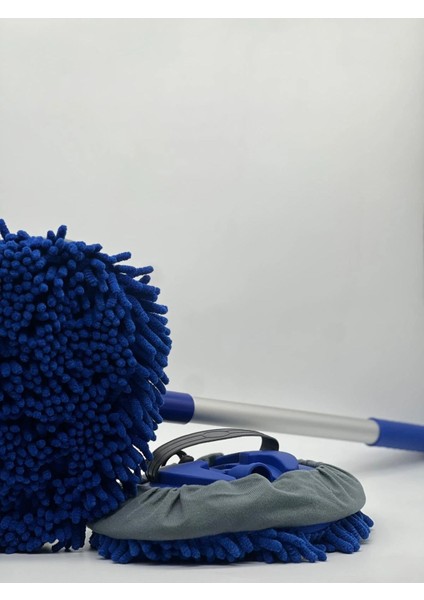 Elite Euphrate Teleskopik Oto Yıkama Mopu – Uzayabilir Saplı, Mikrofiber Temizlik Fırçası 1 Adet