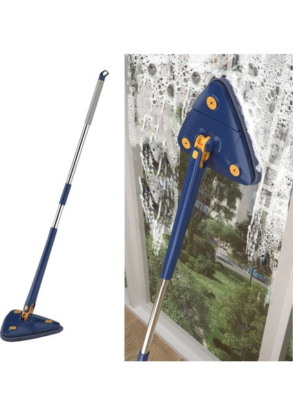 Elite Parsa Sihirli Teleskobik Hazneli Üçgen Mikrofiber Mop Paspas 1 Adet