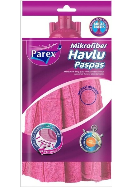 Pembe Mikrofiber Mop Yedeği - Yüksek Emicilik, Dayanıklı Lifler ve Ergonomik Tasarım ile Temizlikte Kolaylık fiyatları