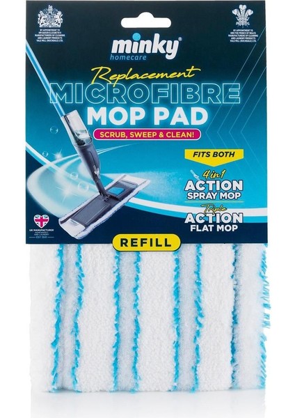 Elite Minky Triple Action Mikrofiber Mop Yedek Bezi 1 Adet