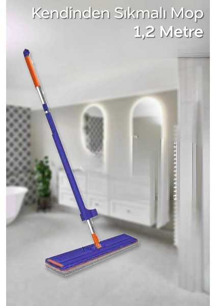 Elite Kendinden Sıkmalı 1,2 Metre Mop 1 Adet