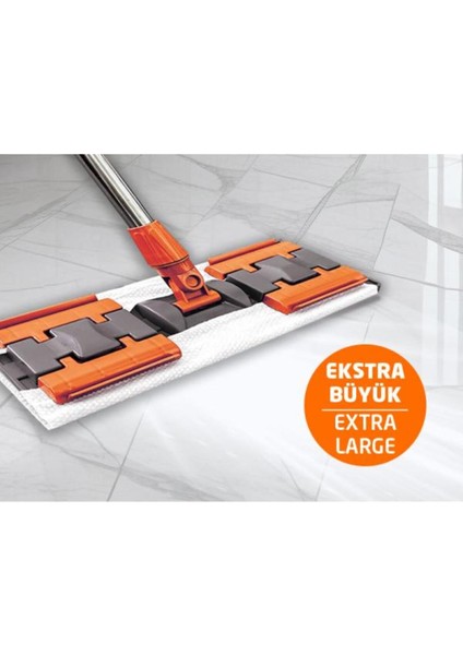 Elite Vindex Çok Amaçlı Islak & Kuru Mandallı Saplı Mop 1 Adet
