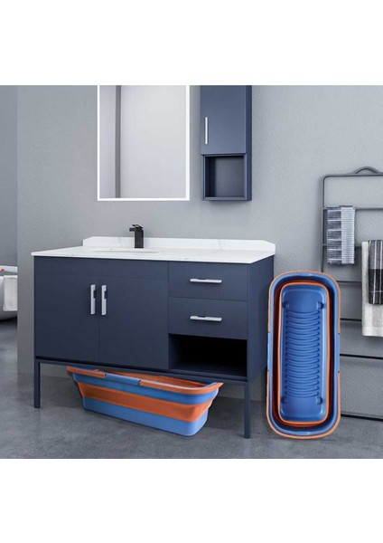 Elite 1 Adet ) Tekerlekli Çok Amaçlı Temizlik Kovası Katlanabilir Taşınabilir Mop Kovası 12 Litre 1 Adet indirimleri
