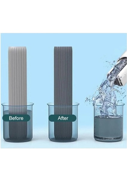 Elite Taşınabilir Mini Mop Kendinden Sıkmalı Mini Temizlik Paspası Mutfak-Banyo-Camlarda Kullanım Mop 1 Adet