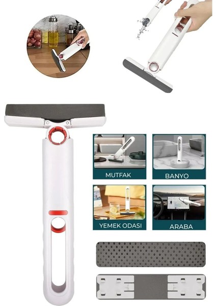 Elite 2 Parça Temizlik Sıkmalı Mop Seti Büyük ve Küçük Boy Temizlik Seti (Cleaning Set) 1 Adet