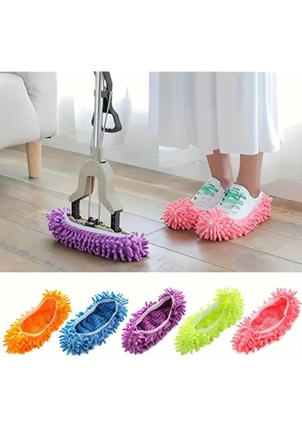 Elite Yumuşak Mikrofiber Mop Terlik ,toz Geçirmez, Banyo, Mutfak ve Odalar Için 1 Adet