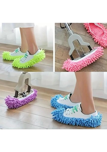 Elite Yumuşak Mikrofiber Mop Terlik ,toz Geçirmez, Banyo, Mutfak ve Odalar Için 1 Adet