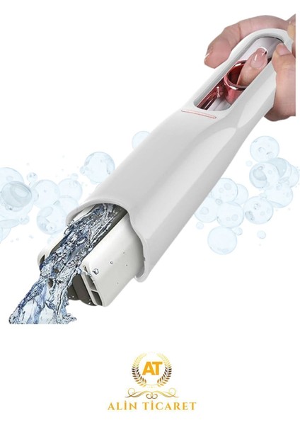 Elite Taşınabilir Mini Mop Kendinden Sıkmalı Mini Temizlik Paspası / Mutfak-Araba-Banyo-Camlarda Kullanım 1 Adet