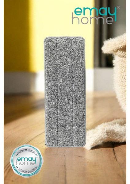 Elite Sillgech Flat Mop Yedek Bezi 2'li Mikrofiber Başlık Premium Kalite 1 Adet