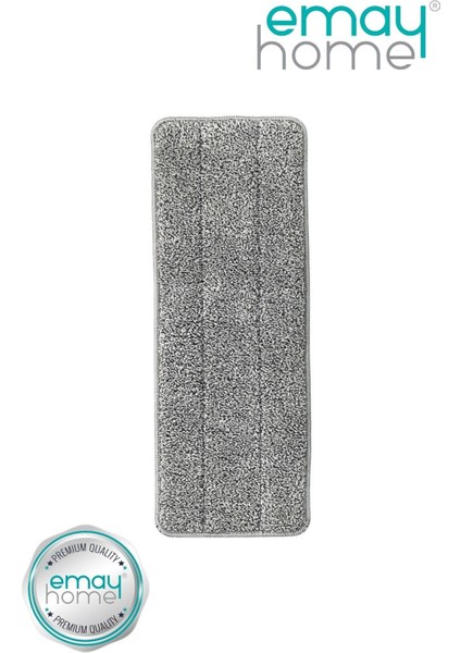 Elite Sillgech Flat Mop Yedek Bezi 2'li Mikrofiber Başlık Premium Kalite 1 Adet