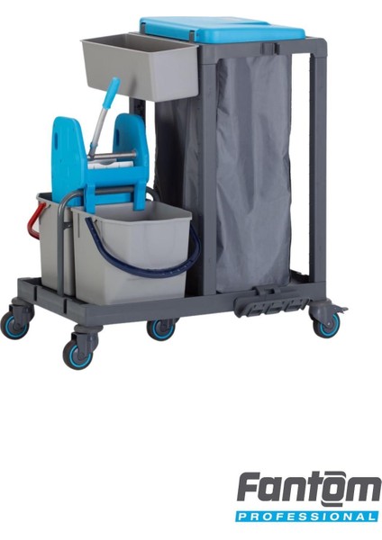 Elite Procart 301 Temizlik Arabası Hastane, Okul, Yurt, Rezidans ve Restaurant Servis Arabası 1 Adet