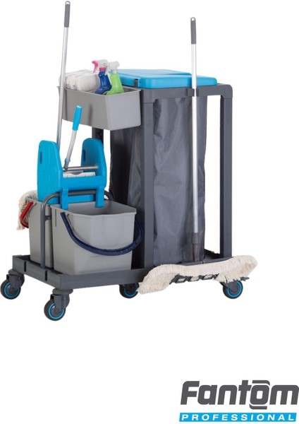Elite Procart 301 Temizlik Arabası Hastane, Okul, Yurt, Rezidans ve Restaurant Servis Arabası 1 Adet fırsatları